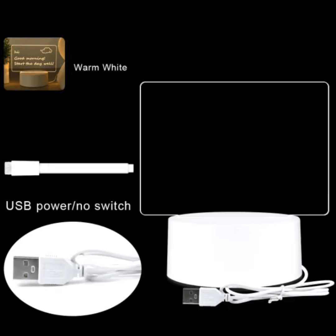 Creative LED Writing Board Notepad