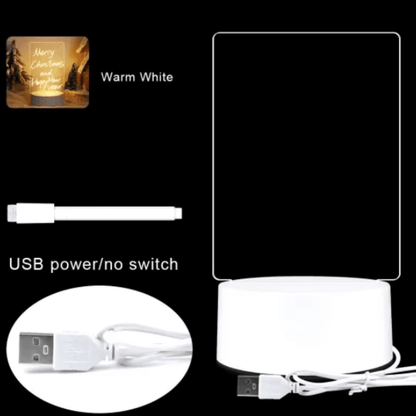 Creative LED Writing Board Notepad