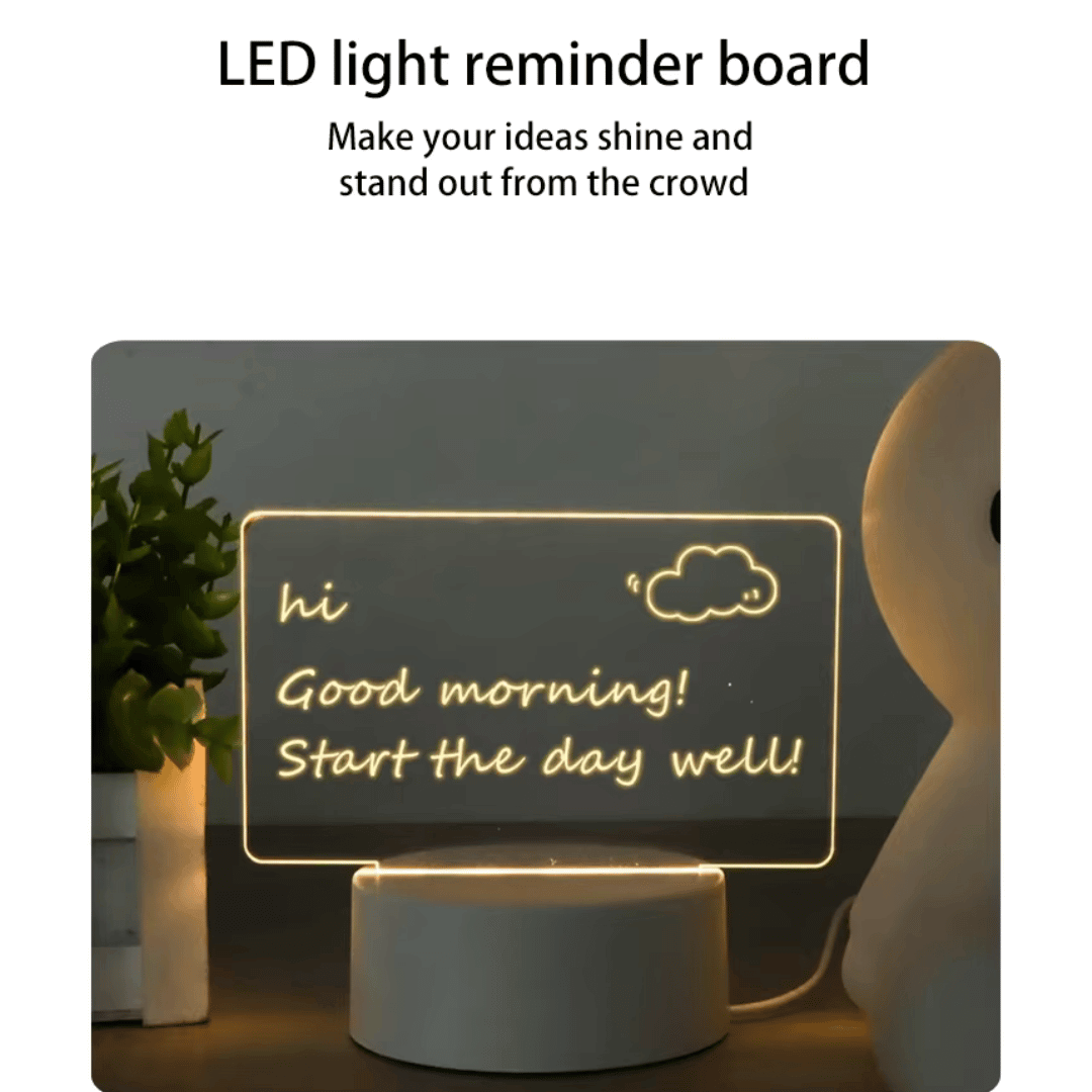 Creative LED Writing Board Notepad