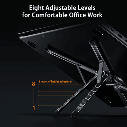 3-in-1 Aluminum Foldable Magnetic Stand, Smart, Portable, Versatile