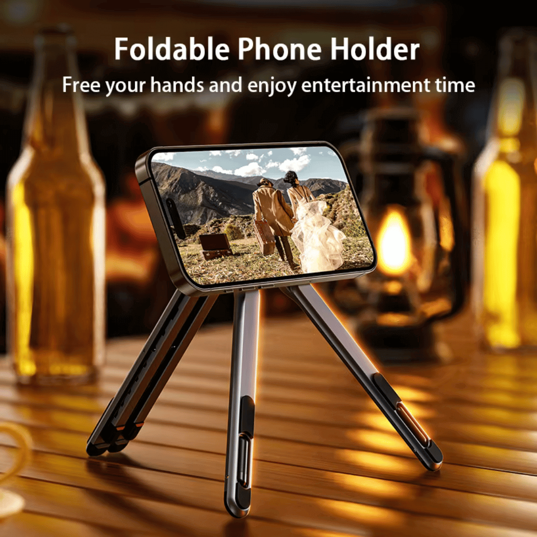 3-in-1 Aluminum Foldable Magnetic Stand, Smart, Portable, Versatile