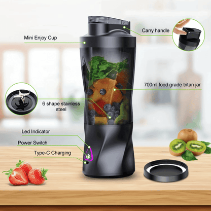 Electric Portable Juicer Fresh Fruit Mixer