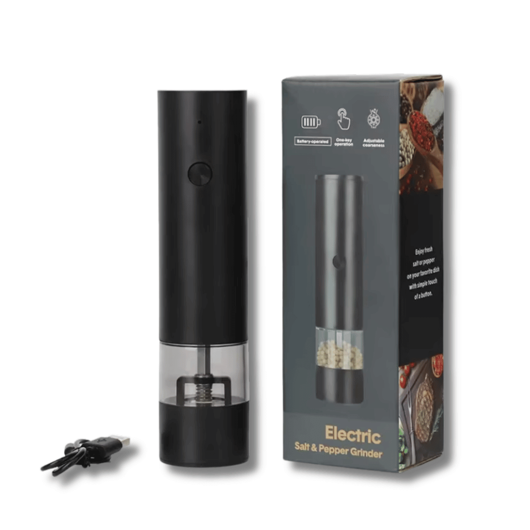 USB Rechargeable Electric Salt & Pepper Grinder