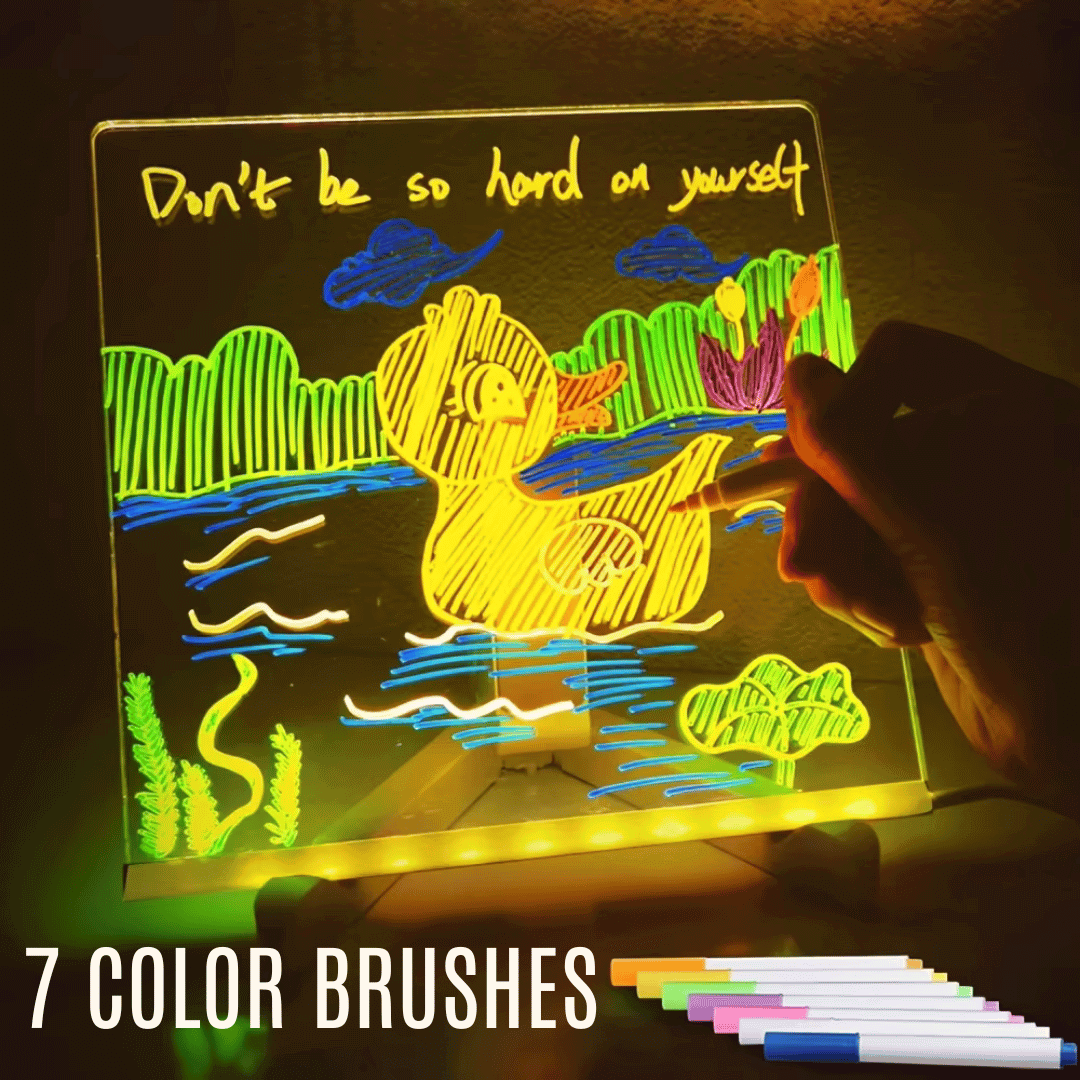 LED Light-Up Acrylic Message Board