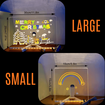 LED Light-Up Acrylic Message Board