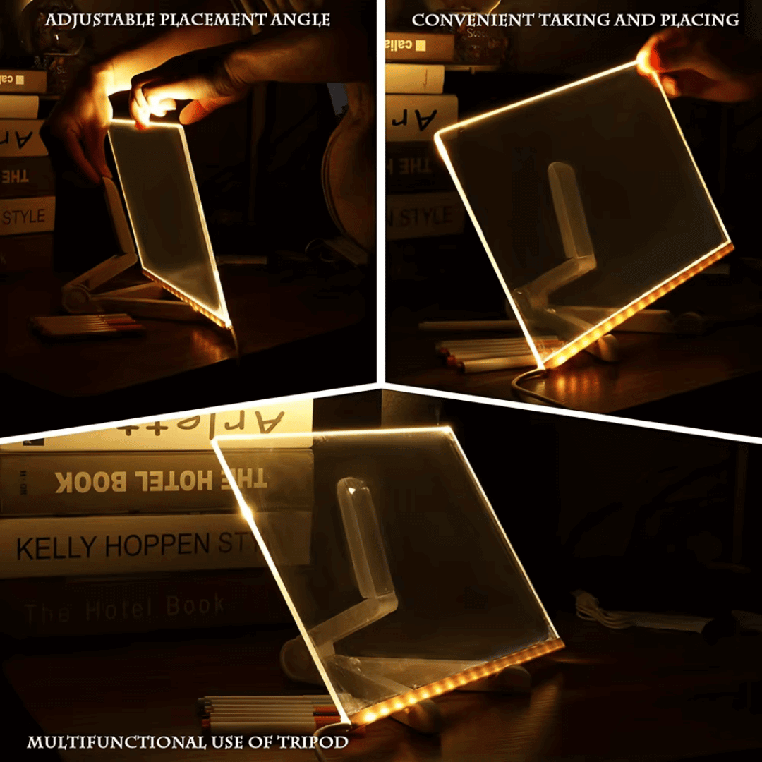 LED Light-Up Acrylic Message Board