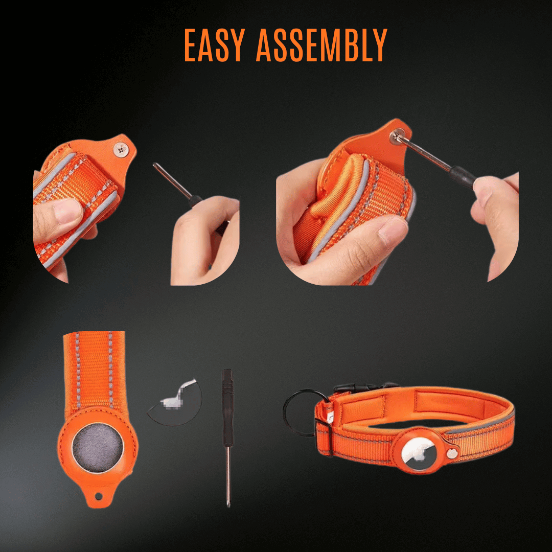 AirTag Dog Collar Reflectiv