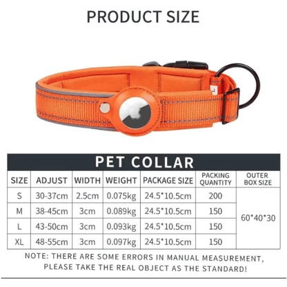 AirTag Dog Collar Reflectiv