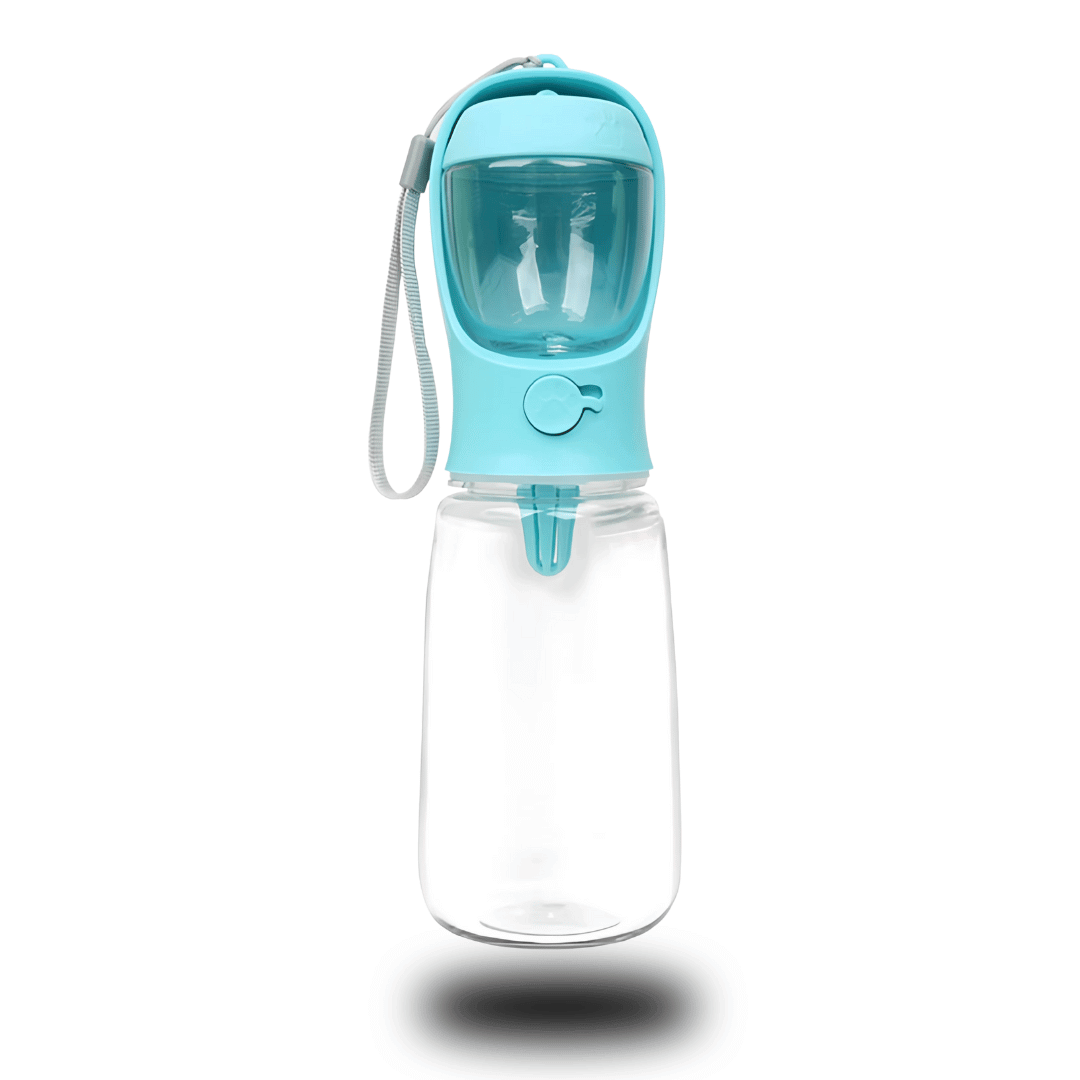 Portable Dog & Cat Water Bottle with Food Container