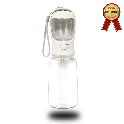 Portable Dog & Cat Water Bottle with Food Container