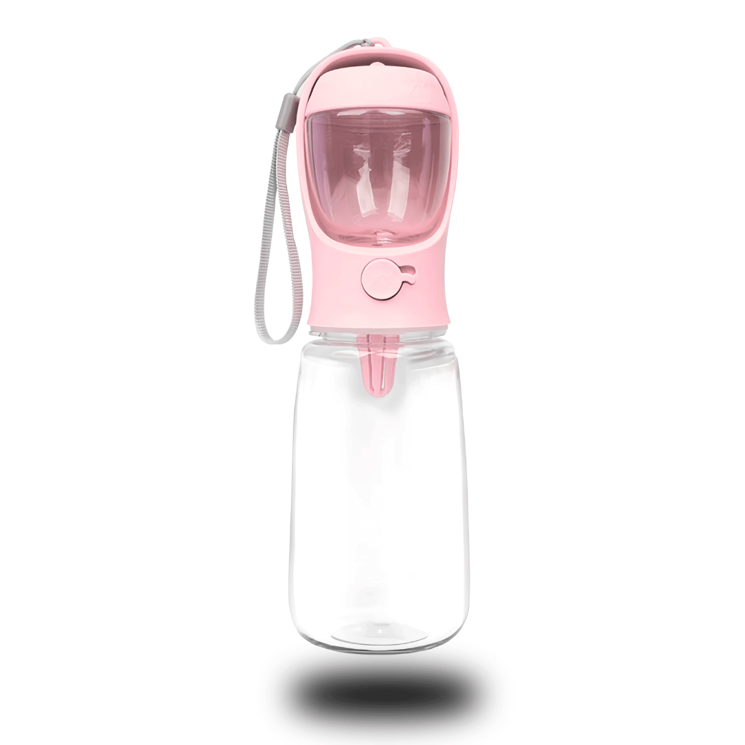 Portable Dog & Cat Water Bottle with Food Container