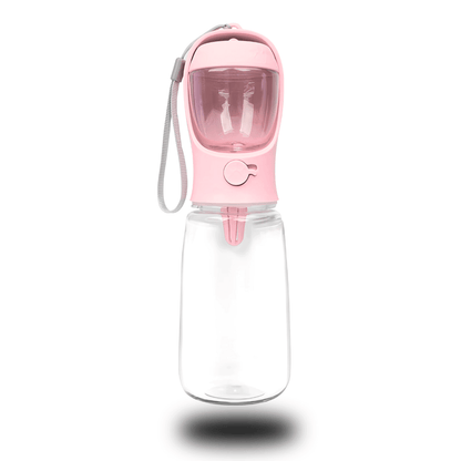 Portable Dog & Cat Water Bottle with Food Container