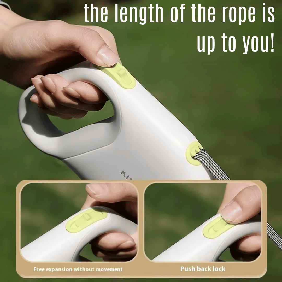 Heavy-Duty Retractable Dog Leash