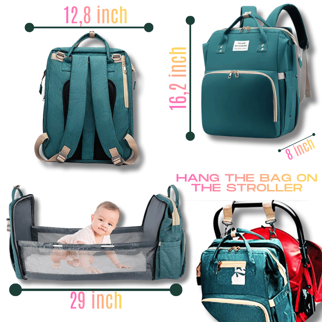 3 in 1 Diaper Bag Backpack