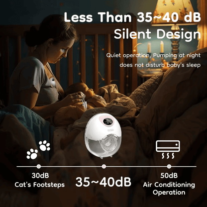 MAMIJOY 2PCS Wearable Electric Breast Pump